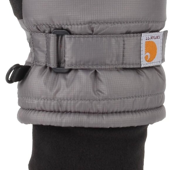 Womens Quilted Insulated Mitten Charcoal Medium Waterproof Wicking - Picture 6 of 6